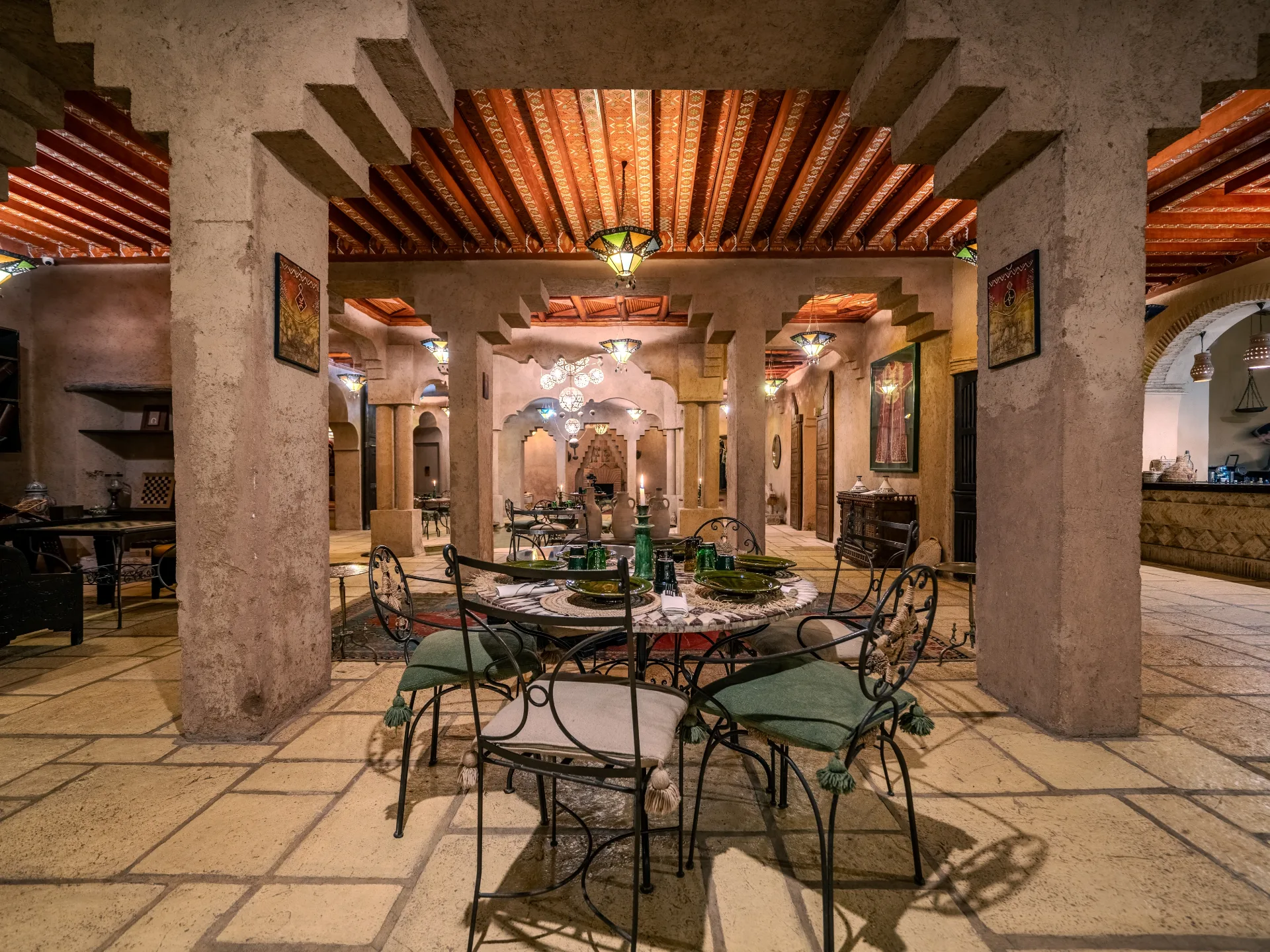 Shooting photo — Restaurant Kasbah des Sables, Ouarzazate 1