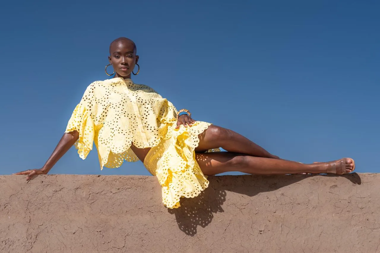 Shooting mode — Marque de vêtements au désert d'Agafay, Marrakech