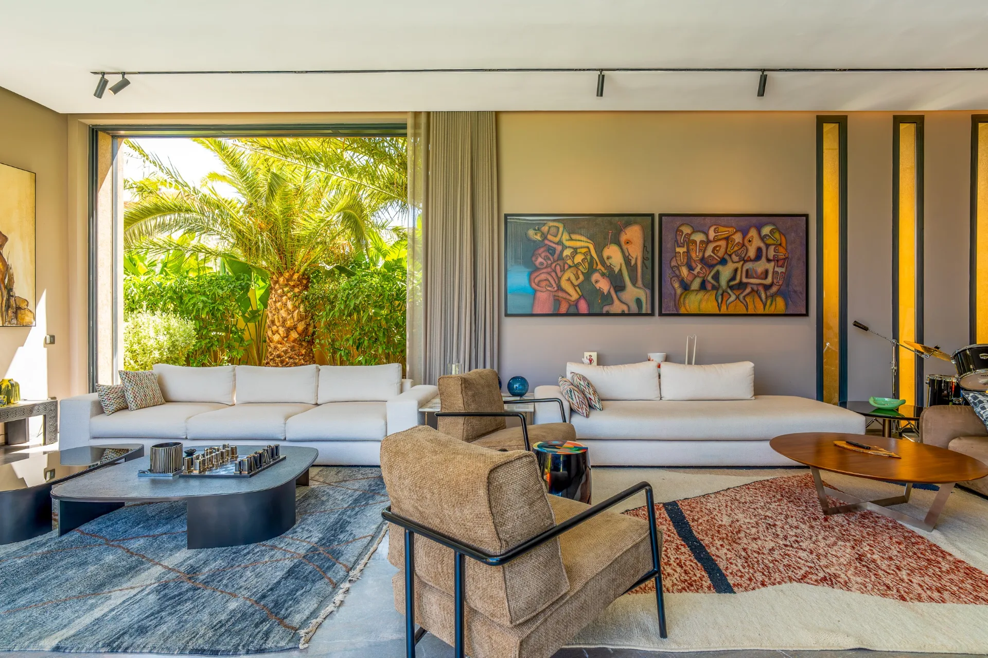 Cuisine équipée d'une villa à Marrakech