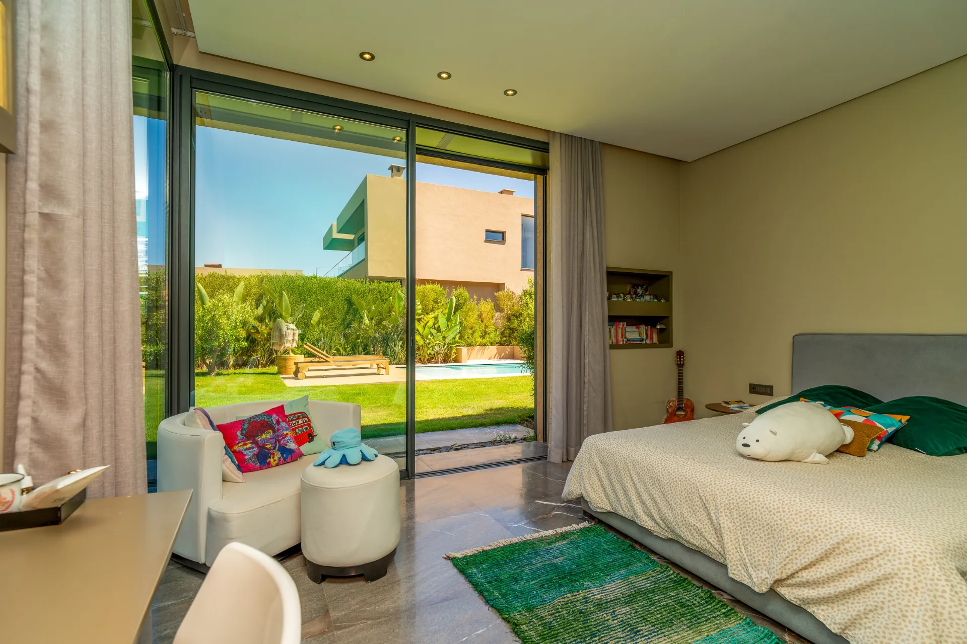Salle de bain d'une villa à Marrakech