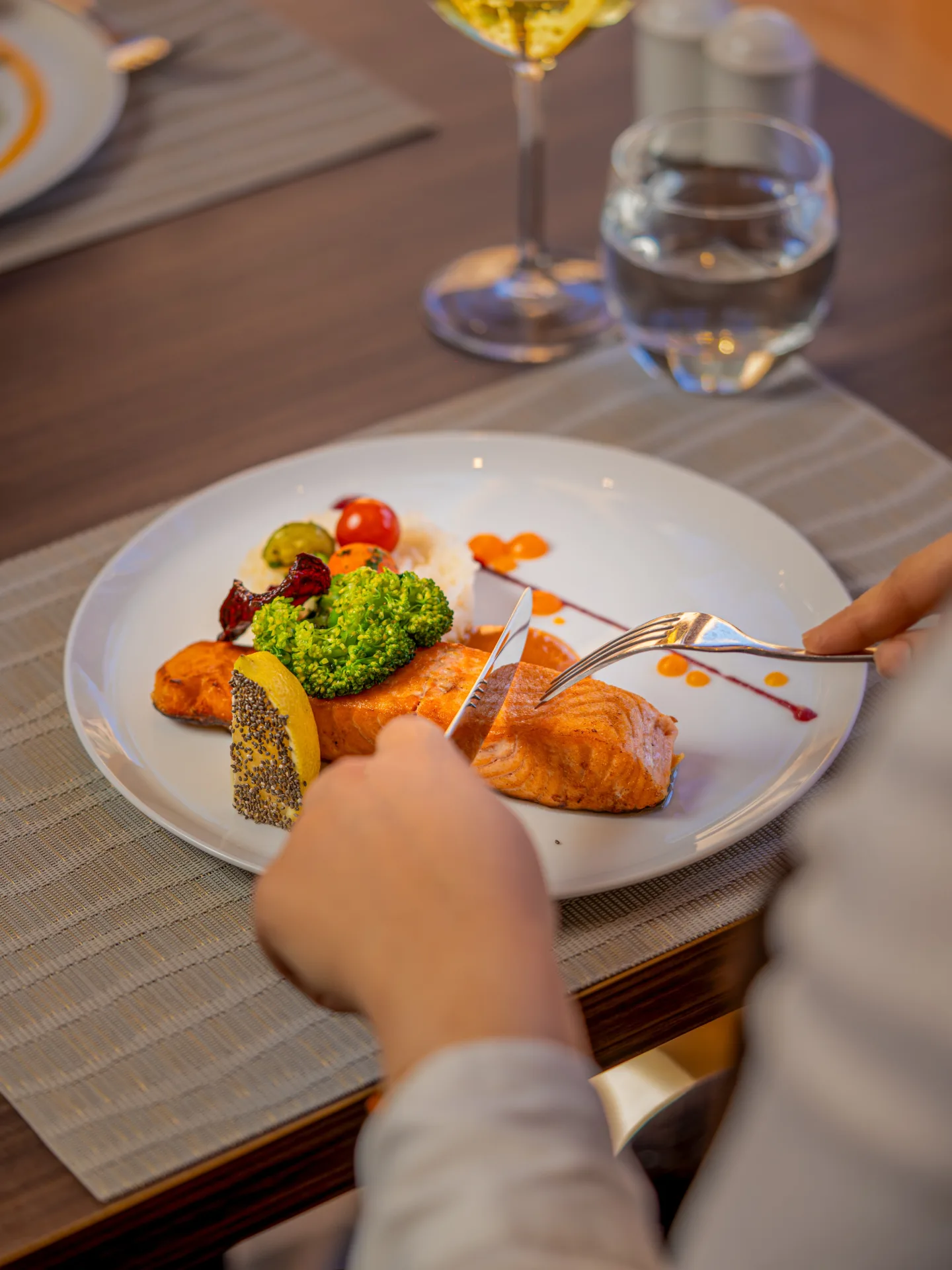Shooting de plat au restaurant de l'hôtel Amanar à Ouarzazate