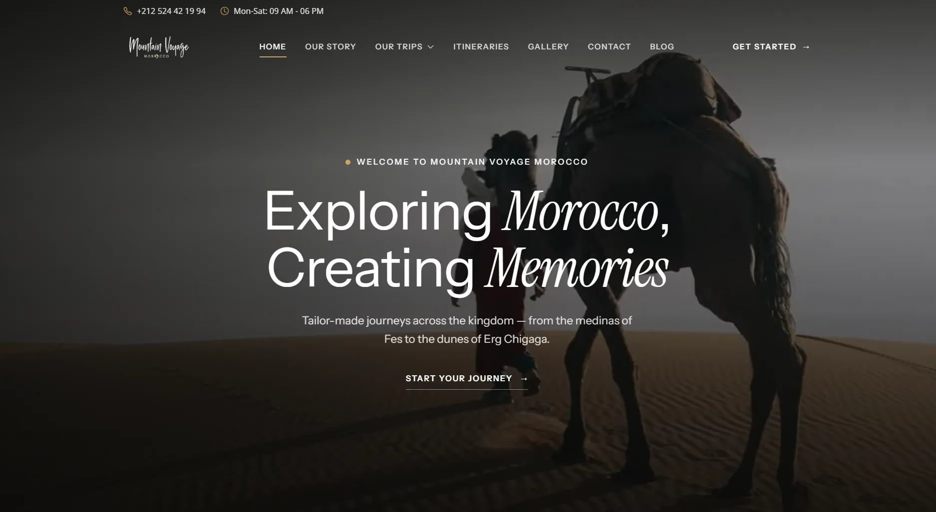 Site web créé par Comdigia à Marrakech — Mountain Voyage Morocco