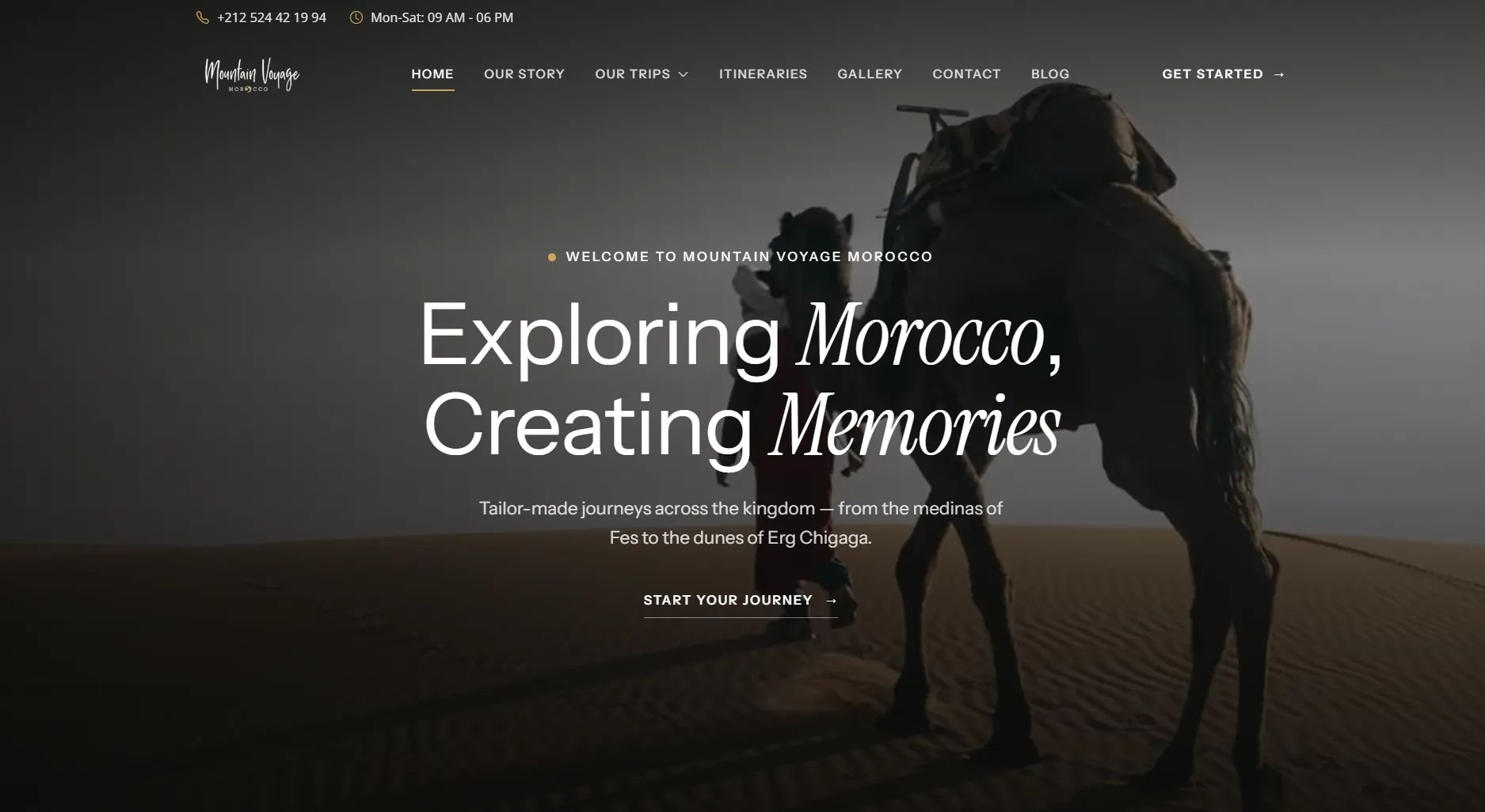 Site web créé par Comdigia à Marrakech — Mountain Voyage Morocco